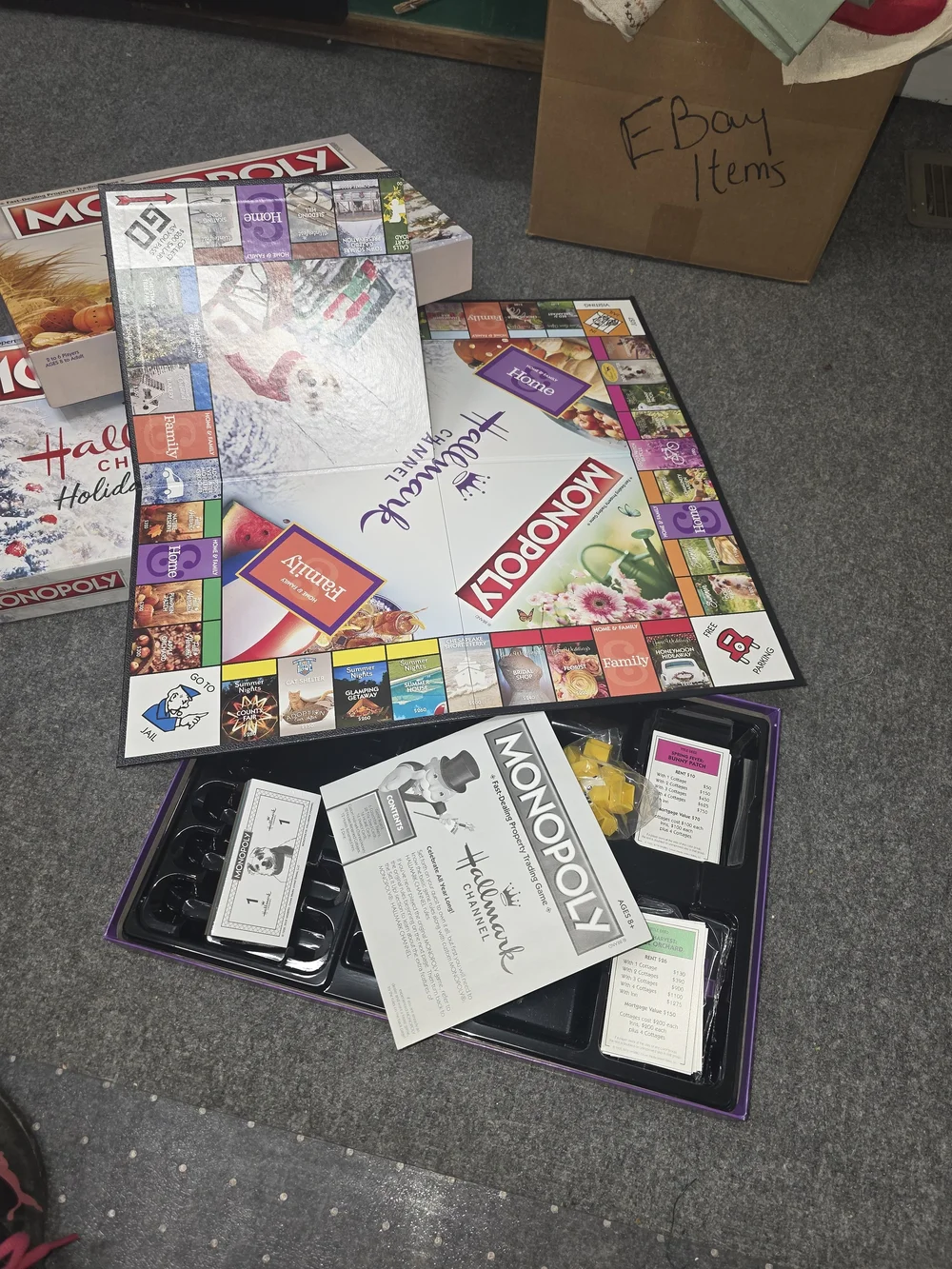 NWOT Monopoly Hallmark Channel Holiday Edition Board Games (Set of 2)